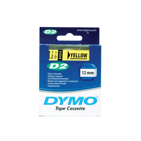 Tape Dymo 61214 12mm geel