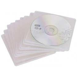 CD/DVD shellcase transparant/pak 10