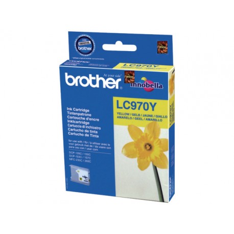 Inkjet Brother LC-970Y geel