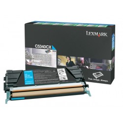 TONER LEXMARK C534 CYAAN