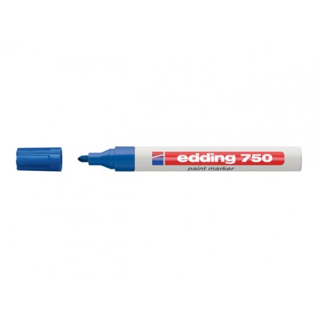 Lakmarker edding 750 2-4 mm blauw/ds 10