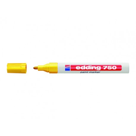 Lakmarker edding 750 2-4 mm geel/doos 10