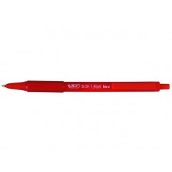 Balpen BIC Soft Feel Clic Grip M rd/ds12