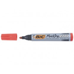 Permanent marker BIC 2000 1,7mm rd/ds 12