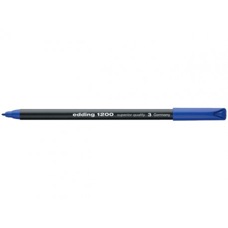 Viltstift edding 1200 0,5-1 mm blauw/d10