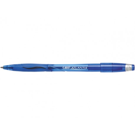 Balpen BIC Atlantis Stic M blauw/ds 12