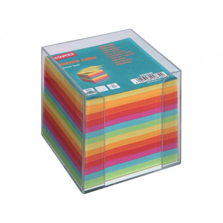 Memobakje SPLS kubus met blok gekleurd