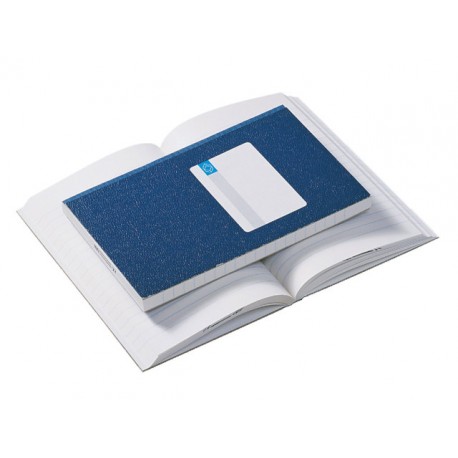 Registerboek Atlanta 105x165 blauw/pk 5