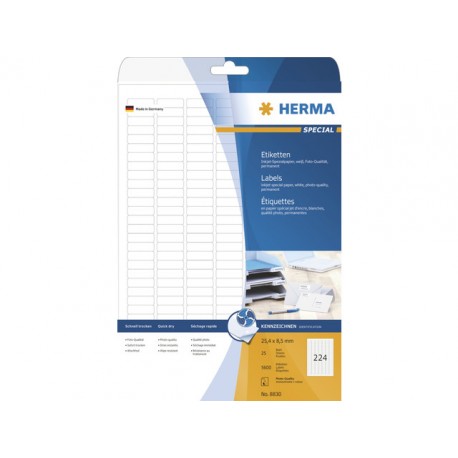 Etiket Herma I 25,4x8,5/doos 5600