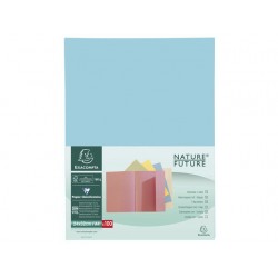 Vouwmap A4 NF Jura 160g 1-flap bl/ds100