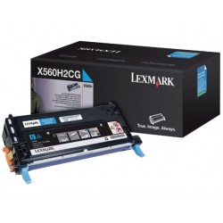 Toner Lexmark X560 cyaan 10K