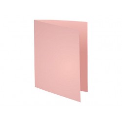 Vouwmap A4 karton onbedrukt roze/5x100