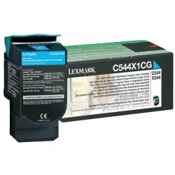 Toner Lexmark C544/X544 HC cyaan