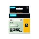 Tape Dymo Rhino 18443 9mm vinyl zwart/wt