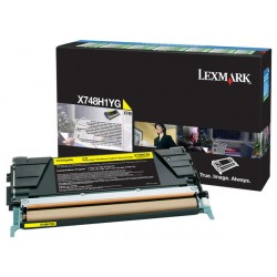 Toner Lexmark X746/X748 geel 10K
