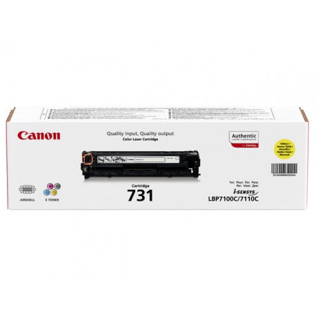 Toner Canon 731-Y 1.5K geel