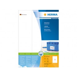 Etiket Herma 4657 70x297mm wit/pk300