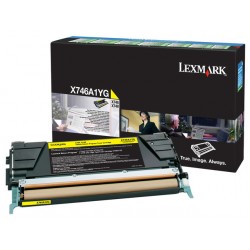 Toner Lexmark X746 X748 7K geel