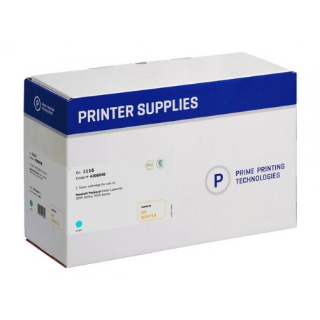 Toner PPT voor HP Q2671A cyan