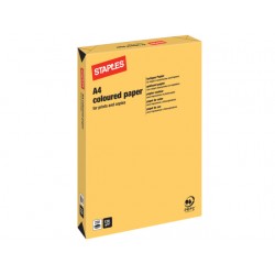 Papier SPLS A4 120g goudgeel/pak 250v