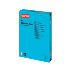 Papier SPLS A4 120g azuurblauw/pak 250v
