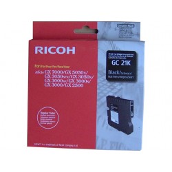 Gelcartridge Ricoh GC-21K GX3000 zwart