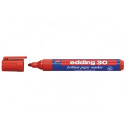 Permanent marker 30 1,5-3mm rood/ds 10