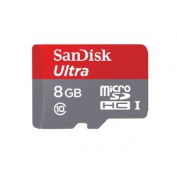 Geheugen Sandisk MicSDHC Ult+adapter/8GB