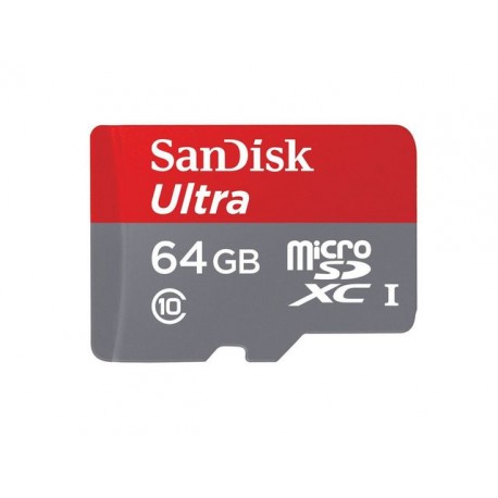 Geheugen Sandisk MicSDXC Ult+adapte/64GB