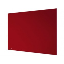 Glasbord Legamaster 90x120 cm rood
