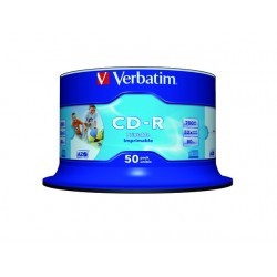 CD rec Verbatim printable/spindle 50