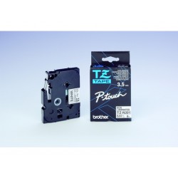 Tape P-Touch TZe-N201 3,5mm zwart op wit
