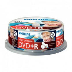 DVD+R Philips 4,7GB spindle 25
