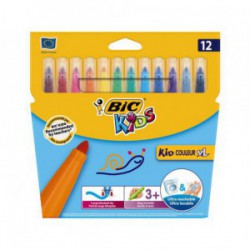 Viltstift Bic Kids couleur XL ass/pk12