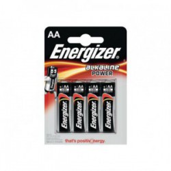 Batterij Energizer Power AA/LR06/E91/pk4