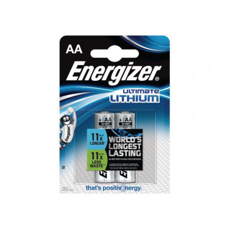 Batterij Energizer Ultimate AA/L91 pak 2