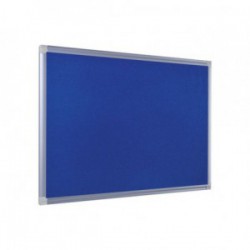 Prikbord Bi-Office 90x60 vilt blauw