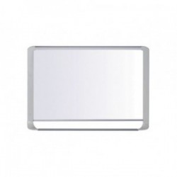 Whiteboard emaille 180x120d rand grijs