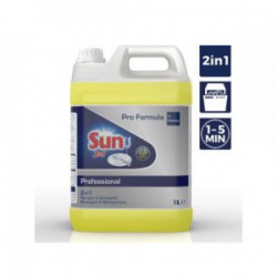 Vaatwasmiddel en spoelglans Sun 2in1 5L