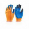 Handschoen latex thermo oranje 09/ds10