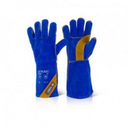 Handschoen welder blauw /ds10