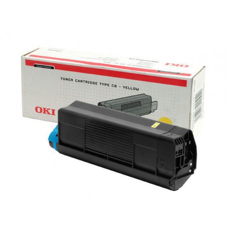 TONER OKI C51/52/53/5400 GEEL 5K